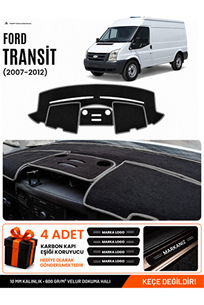 e-biz Ford Transit (2007-2012) Compatible Glove Box Protection, Glove Box Cov...