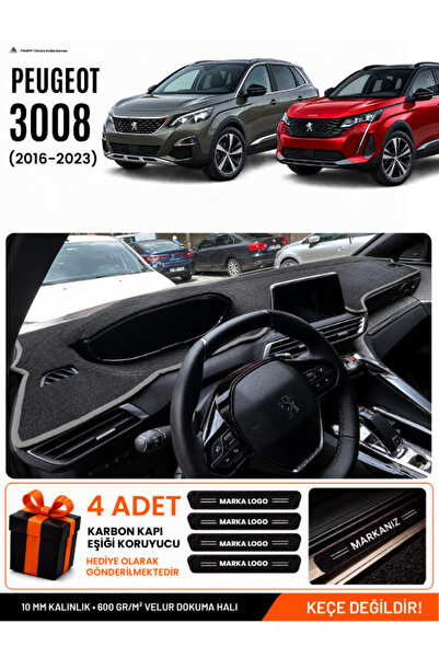 e-biz Peugeot 3008 (2016-2023) Compatible Glove Box Protection, Glove Box Cov...