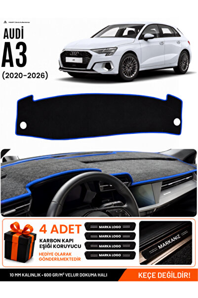 e-biz Audi A3 (2020-2026) Compatible Glove Box Protection, Glove Box Cover, G...