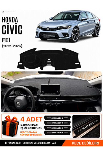e-biz Honda Civic Fe1 (2022-2026) Compatible Glove Box Protection, Glove Box ...