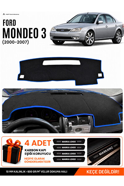 e-biz Ford Mondeo 3 (2000-2007) Compatible Glove Box Protection, Glove Box Co...