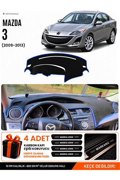 e-biz Mazda 3 (2009-2013) Compatible Glove Box Protection, Glove Box Cover, G...