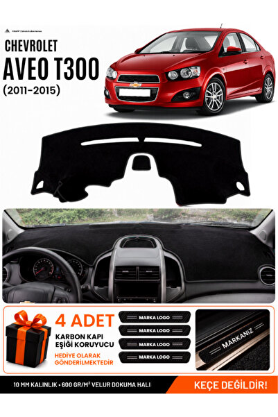 e-biz Chevrolet Aveo T300 (2011-2015) Compatible Dashboard Cover, Dashboard C...