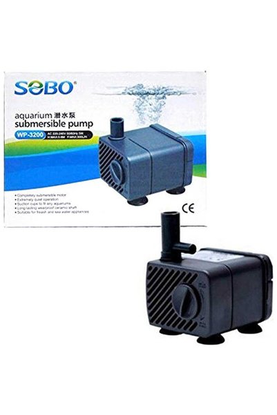 Sobo WP-3200 Akvaryum Sump Motoru 300 L/h