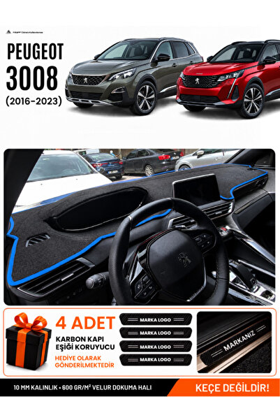 e-biz Peugeot 3008 (2016-2023) Compatible Glove Box Protection, Glove Box Cov...