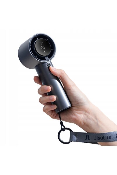 NO BRAND MINI VENTILATOR USB JISULIFE PRO1 3600MAH LED ABS ALBASTRU ÎNCHIS