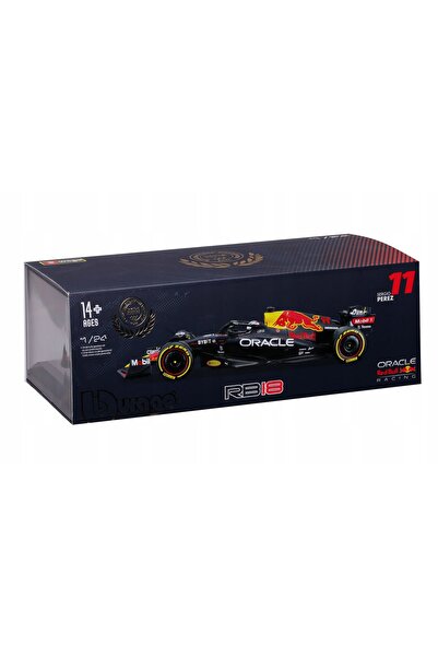 BBURAGO RED BULL RB18 2022 MODEL METALIC BOLID F1 1:24 # 11 S.PEREZ BOX