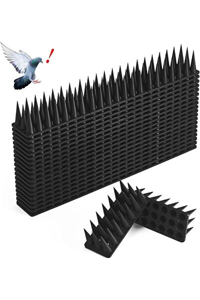 DURKU Bird Spikes, 20 Pack Pigeon Squirrel Raccoon Cat Deterrent Spike Outsid...