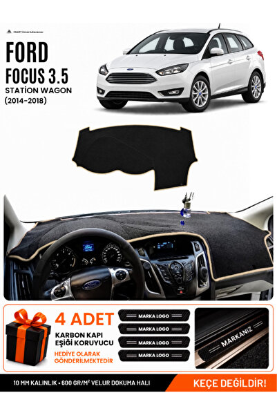 e-biz Ford Focus 3.5 Station Wagon (2014-2018) Compatible Glove Box Cover, Gl...