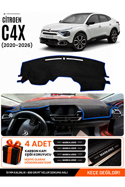 e-biz Citroen C4X Without Display (2020-2026) Compatible Dashboard Cover, Das...