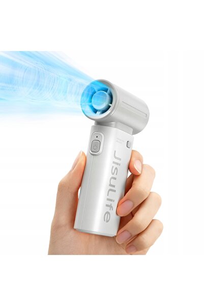 NO BRAND Mini ventilator suflant portabil USB-C 3600mAh - Gri