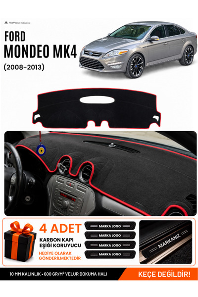 e-biz Ford Mondeo Mk4 (2008-2014) Compatible Dashboard Cover, Dashboard Case ...