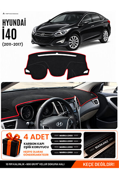 e-biz Hyundai̇ İ40 (2011-2017) Compatible Glove Box Cover, Glove Box Case - B...