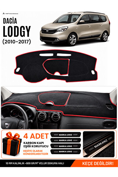 e-biz Dacia Lodgy (2010-2017) Compatible Glove Box Cover, Glove Box Case - Bl...