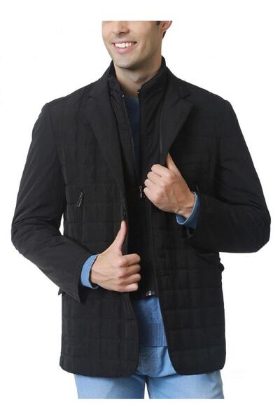 Dewberry معطف رجالي أسود K7130