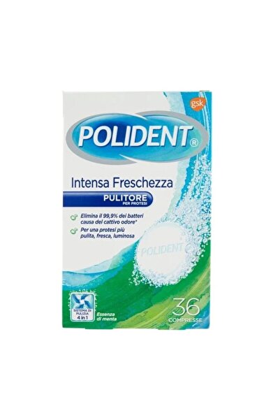 Polident Tablete pentru curățarea protezelor dentare Triplă Prospețime 36 buc.