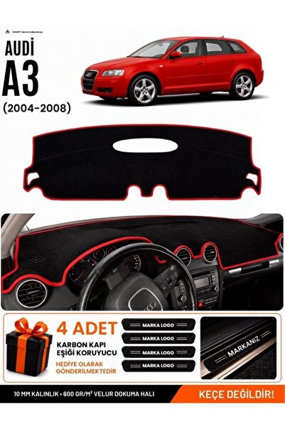 e-biz Audi A3 (2004-2008) Compatible Glove Box Protection, Glove Box Cover, G...