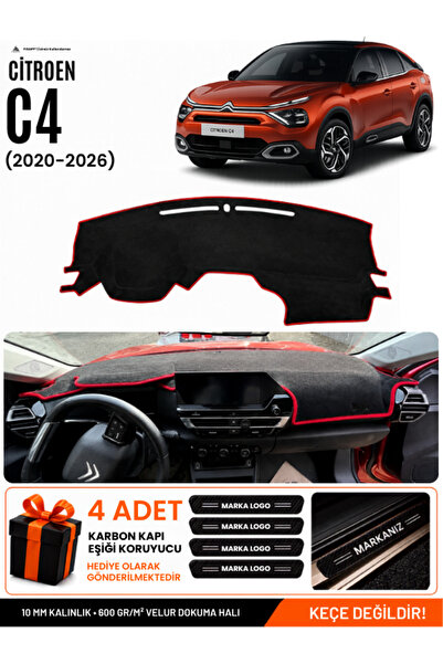 e-biz Citroen C4 Without Display (2020-2026) Compatible Dashboard Cover, Dash...