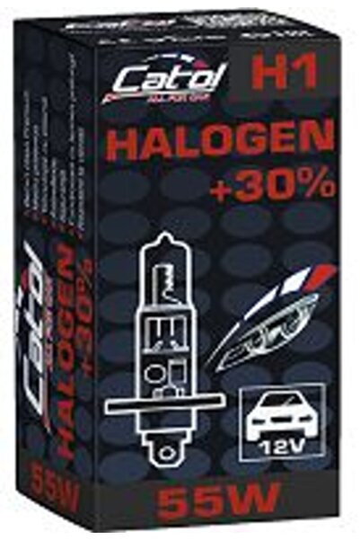 CATOL Bec cu halogen H1 Standard +30% 12 V 55 W P14.5s 2112