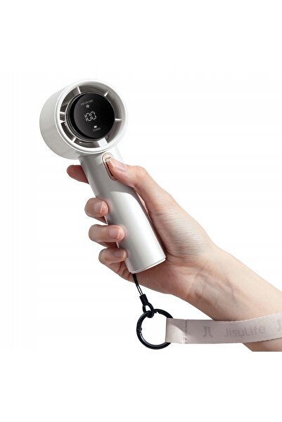 NO BRAND JISULIFE Ventilator Portabil USB FA53 PRO1 3600MAH LED Alb