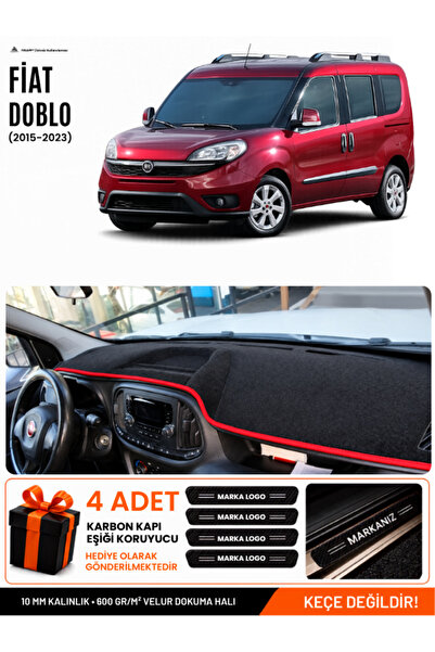 e-biz Fi̇at Doblo Fully Closed (2015-2023) Compatible Glove Box Cover - Black...