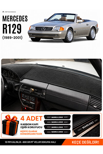 e-biz Mercedes R129 (1989-2001) Compatible Glove Box Protection, Glove Box Co...