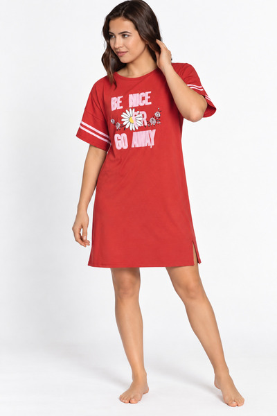 MARILYNMOOD Women's casual dress made of 100% Cotton , with Short-Sleeved and...