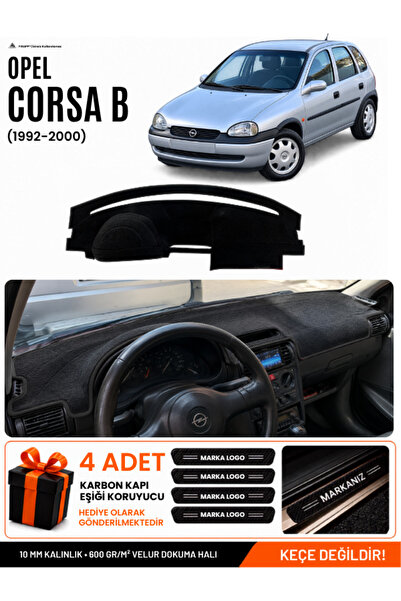 e-biz Opel Corsa B (1992-2000) Compatible Glove Box Protection, Glove Box Cov...