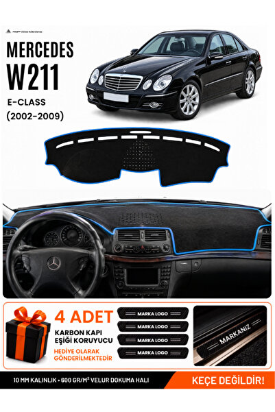 e-biz Mercedes W211 E-Class (2002-2009) Compatible Glove Box Cover, Glove Box...