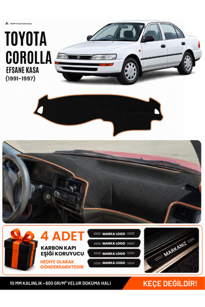 e-biz Toyota Corolla Legendary Model (1991-1997) Compatible Dashboard Cover -...