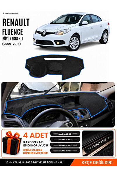 e-biz Renault Fluence Large Screen (2009-2016) Compatible Glove Box Cover, Gl...
