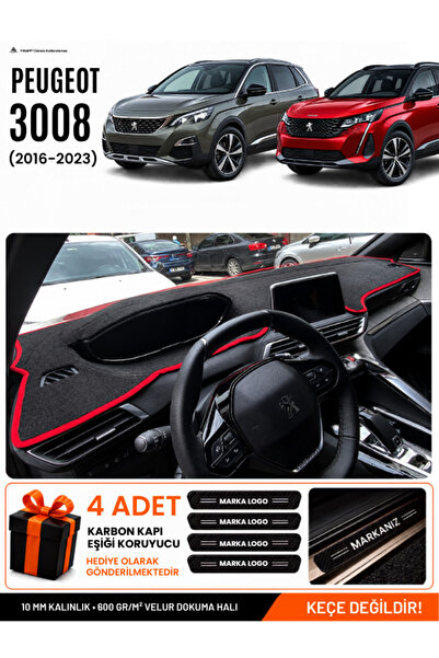 e-biz Peugeot 3008 (2016-2023) Compatible Glove Box Cover, Glove Box Case - B...