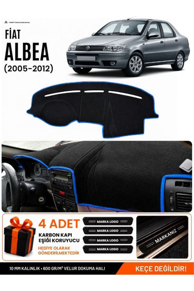 e-biz Fiat Albea (2005-2012) Compatible Glove Box Protection, Glove Box Cover...