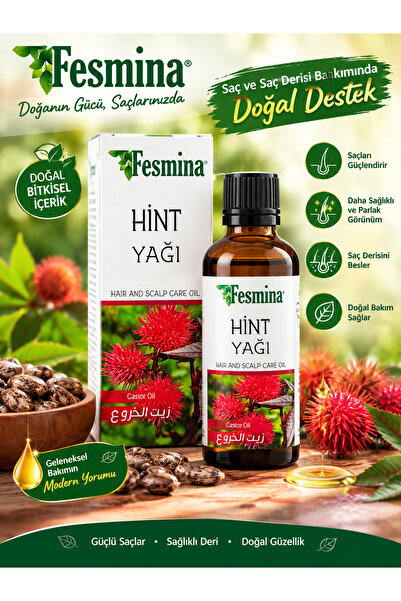 Fesmina Hint Yağı 50 ml Bitkisel Bakım Yağı