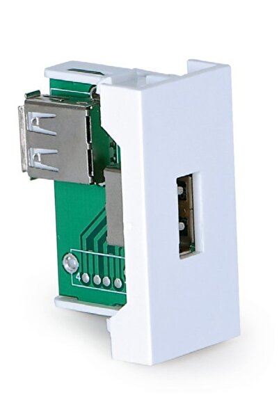 NO BRAND Fonestar WP-47U Conector USB A mamă pentru panou 1/2