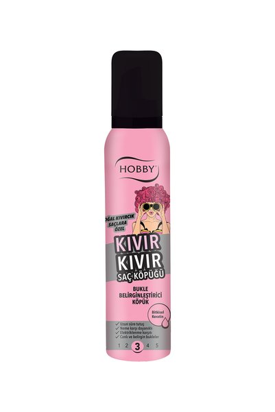 Hobby Kıvırcık Saç Köpüğü 150ml x 3'lü Süper Avantajlı Set