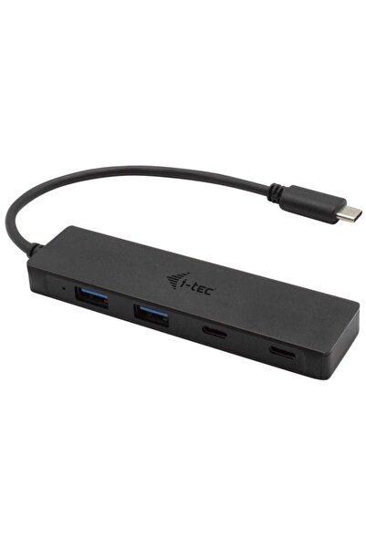 i-Tech Gear i-tec Hub Metalic USB-C 2x USB 3.0 2x USB-C 10 Gbps negru