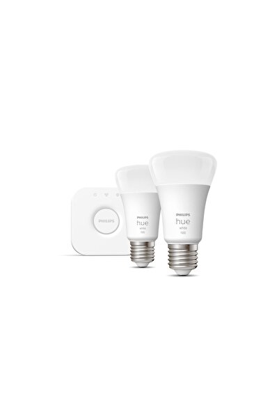 Philips Hue mostek i 2x E27 9.5W becuri inteligente cu iluminare BT