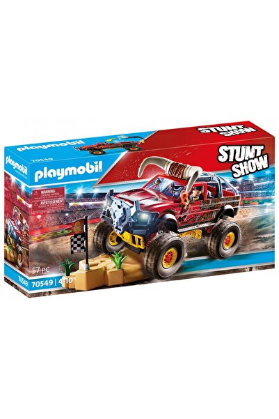 Playmobil Playmonil 70549 Camion Monstru de Cascadorii Luptător de Tauri