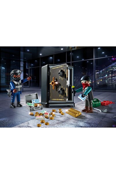 Playmobil 70908 STARTER PACK BREAKING IN TO THE SAFE set cutie cu valori pent...
