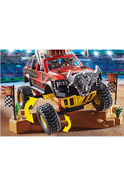 Playmobil Playmonil 70549 Camion Monstru de Cascadorii Luptător de Tauri