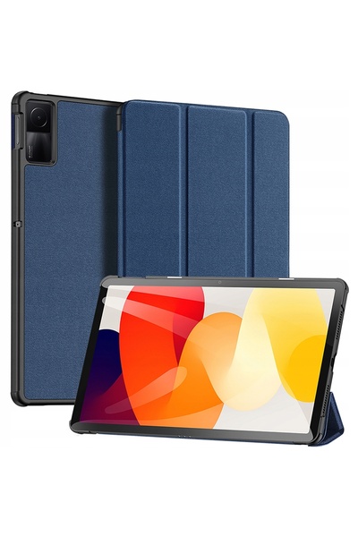 Dux Ducis Husă flip Domo pentru Redmi Pad SE 11 ", husă albastră