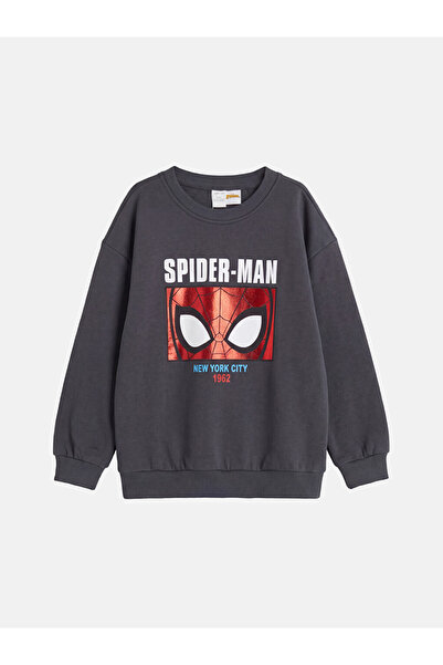 LC Waikiki Rmz Gi̇yi̇m Farkiyla Spider-Man Boys' Sweatshirt