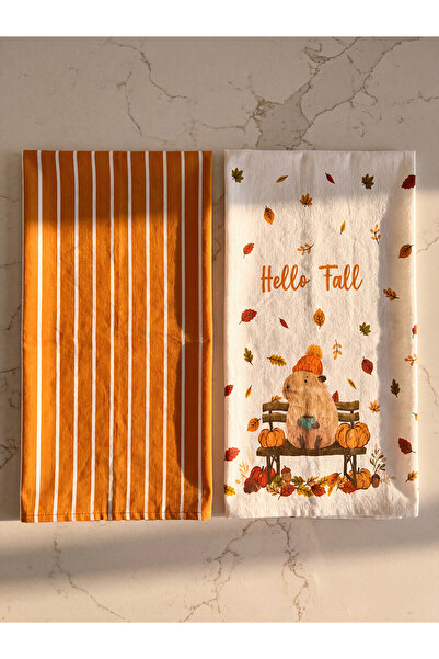 LC Waikiki Alita City Lcw Home Mixed Curl Printed Drying Cloth with a Differe...