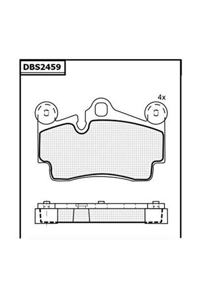 Autolux Σετ τακάκια πίσω φρένων SCT Germany SP276 για Audi Q7 4L Porsche Caye...
