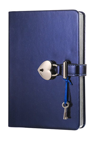 Victoria's Journals مفكرة مقفلة، دفتر معدني، مع صندوق 13x18 سم. هوش هوش