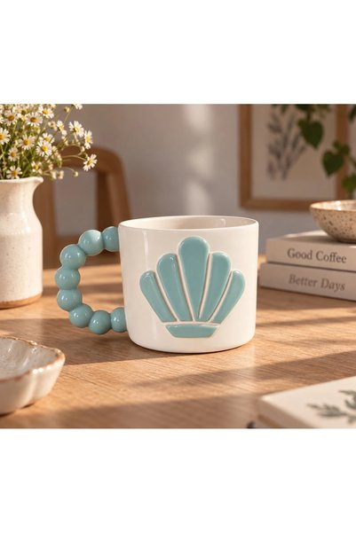 Mels Atelier Deniz Kabuğu Mug