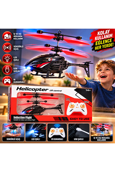 Infrared induction Helicopter Uzaktan Kumandalı Helikopter RC IR Kontrollü Se...
