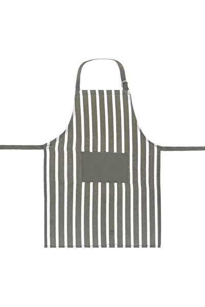 CATIANO Sort de Bucatarie Gri cu Dungi Albe & Buzunar 55x75cm