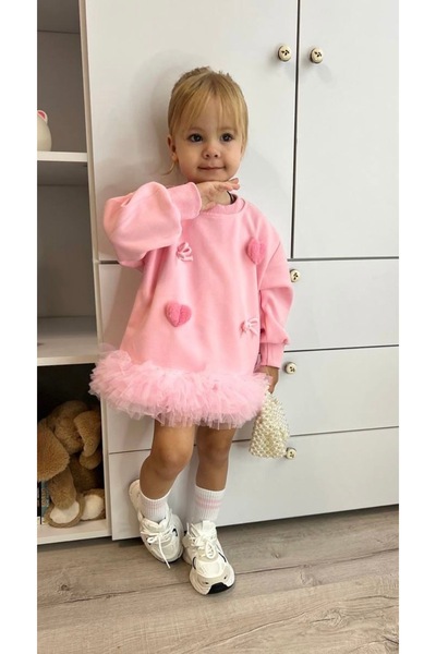 kokosh _ kidss burcu sapmaz Girl's Special Occasion Pink Dress